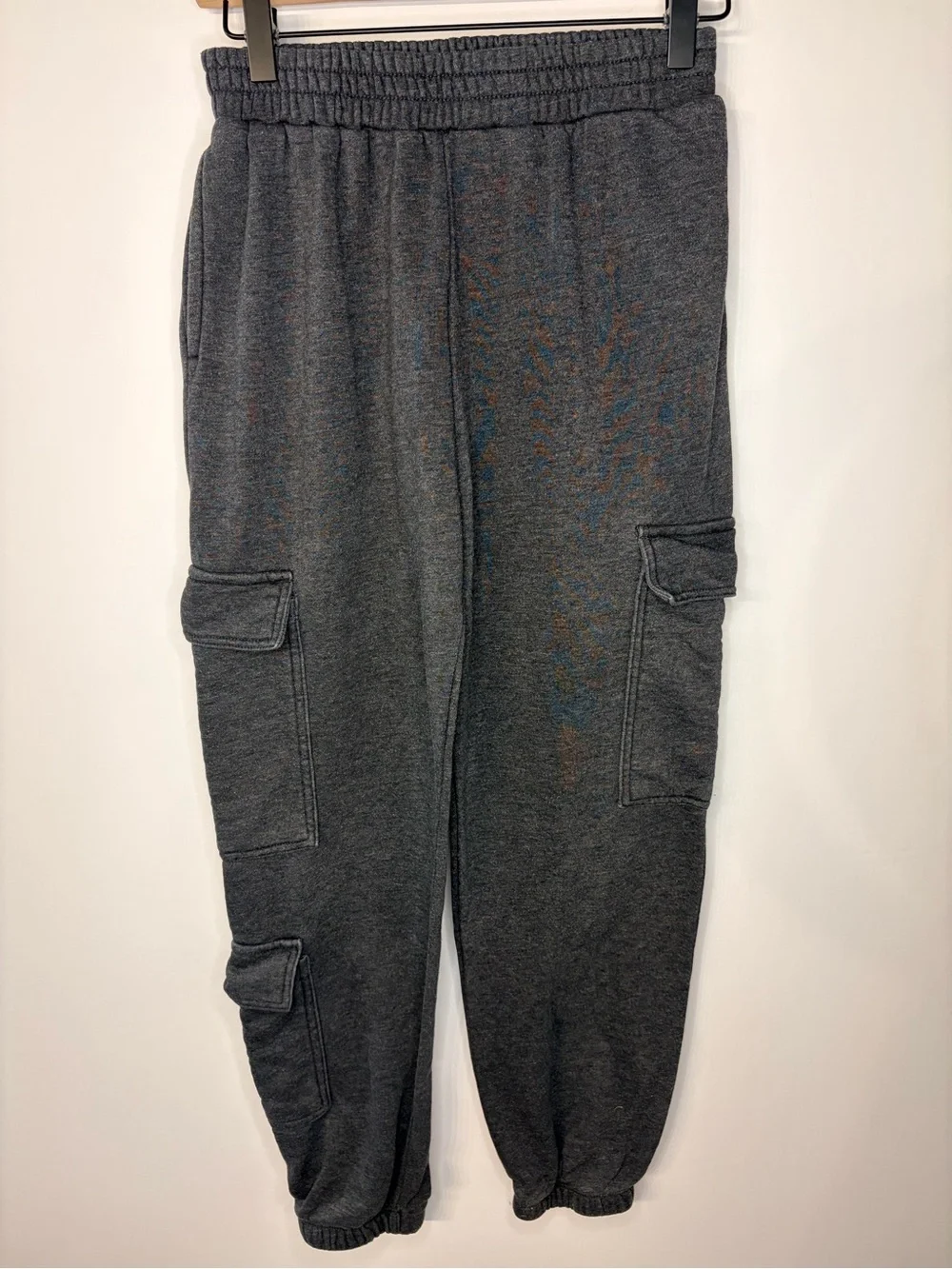 Bundle of 2 Pairs of Girls Sweatpants, Gray Art Class, Black Champion, Sz 14/16